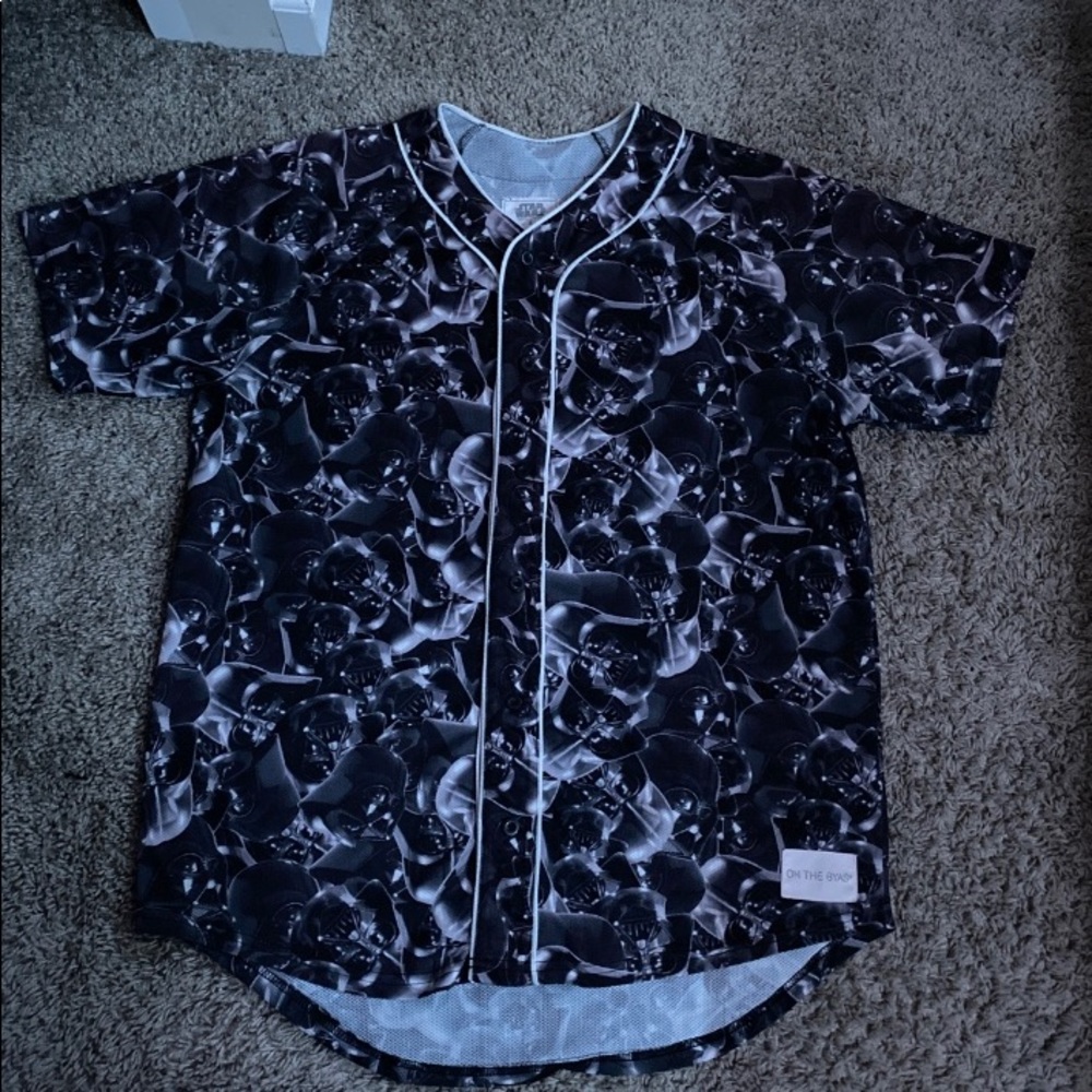 On The Byas Darth Vader Baseball Jersey